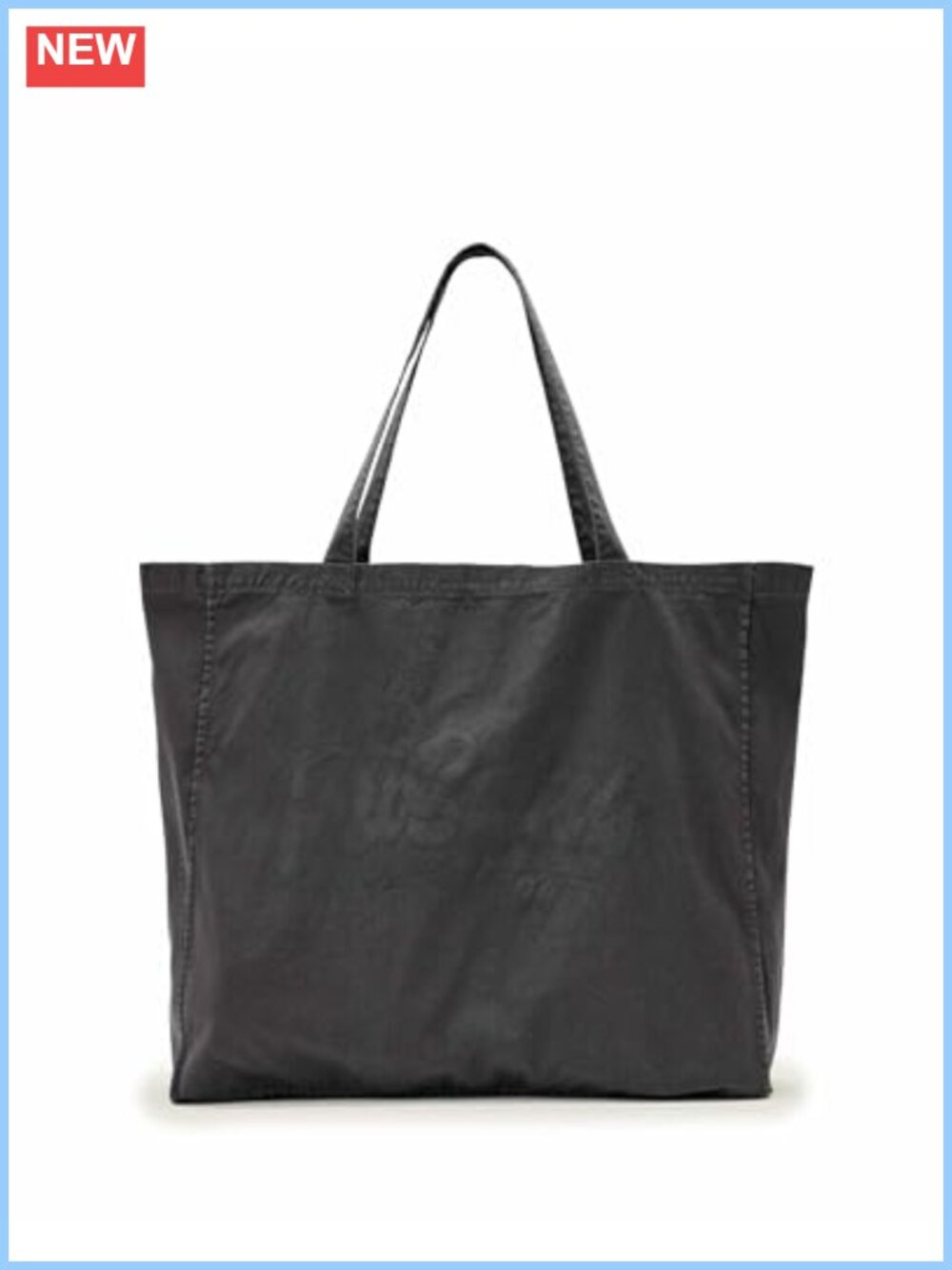 Cotton Laptop Tote Bag Structured Shoulder Work Weekend Travel